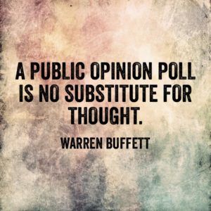 Warren Buffett thought