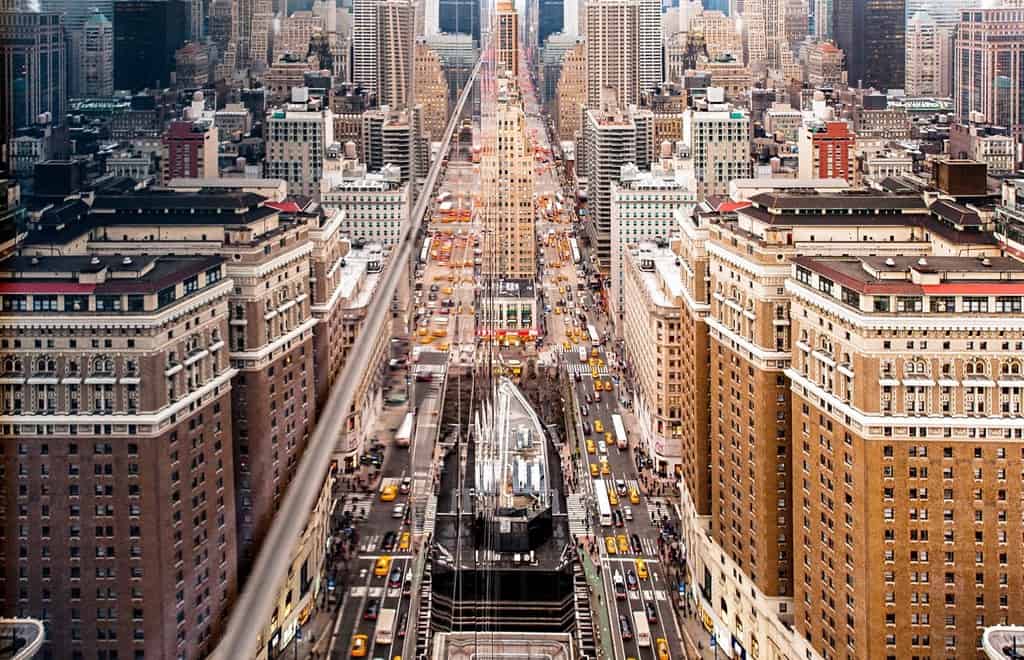 new york city reflection