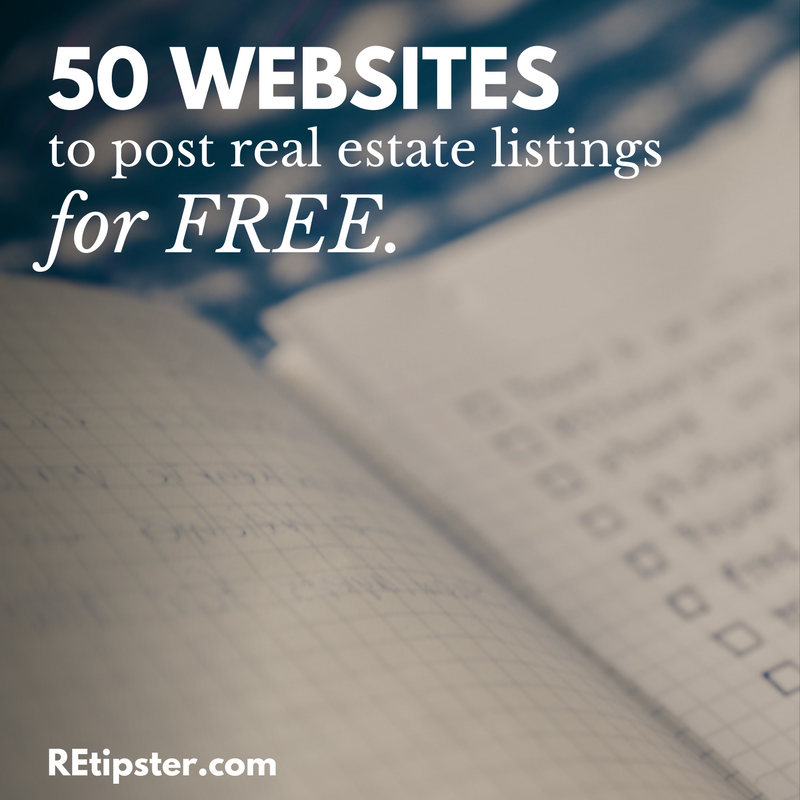 50 Websites To Post Your Real Estate Listings For FREE ...