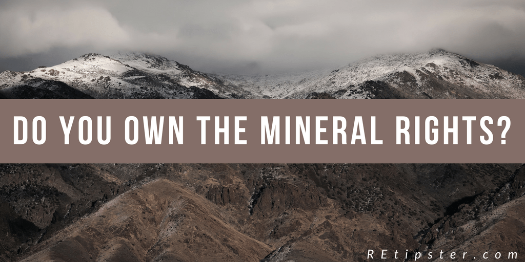 Do you own the mineral rights-