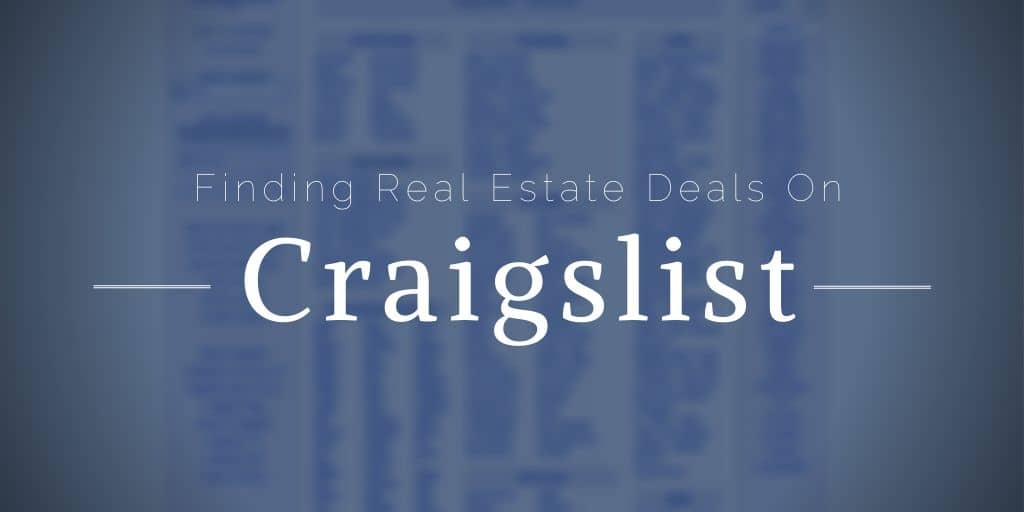 How To Find Amazing Real Estate Deals On Craigslist Retipster